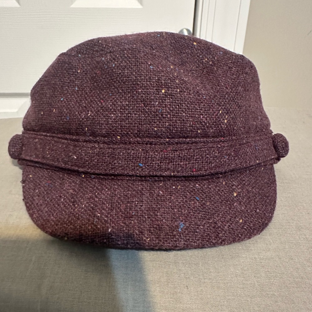 Purple Tweed Hat